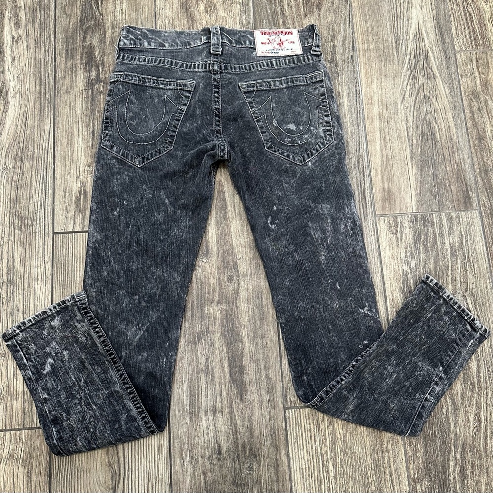 Skinny True Religion acid wash Jeans